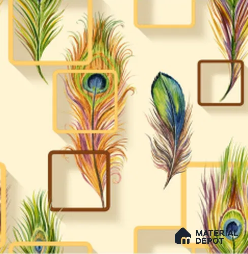 WT1104 | 10 Meter x 21 Inch PVC Patterned Look Wallpaper - 57 Sq. Ft. | Minimum 15% wastage during installation