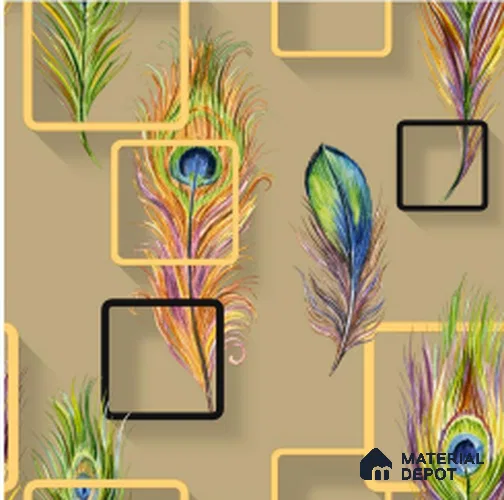 WT1105 | 10 Meter x 21 Inch PVC Patterned Look Wallpaper - 57 Sq. Ft. | Minimum 15% wastage during installation