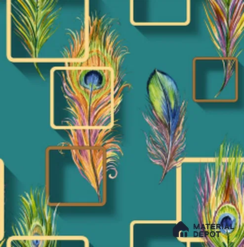 WT1101 | 10 Meter x 21 Inch PVC Patterned Look Wallpaper - 57 Sq. Ft. | Minimum 15% wastage during installation
