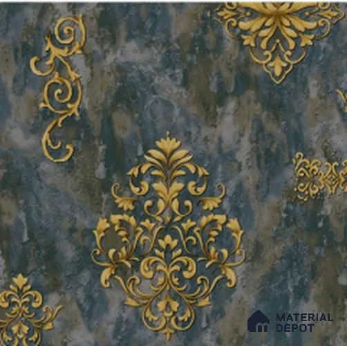 WT1405 | 10 Meter x 21 Inch PVC Damask Look Wallpaper - 57 Sq. Ft. | Minimum 15% wastage during installation