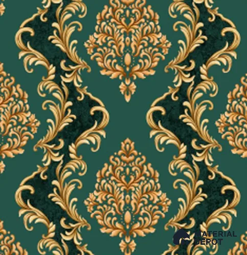 WT0805 | 10 Meter x 21 Inch PVC Damask Look Wallpaper - 57 Sq. Ft. | Minimum 15% wastage during installation