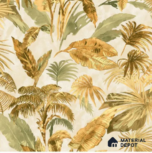 WT1602 | 10 Meter x 21 Inch PVC Tropical Look Wallpaper - 57 Sq. Ft. | Minimum 15% wastage during installation