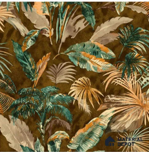WT1604 | 10 Meter x 21 Inch PVC Tropical Look Wallpaper - 57 Sq. Ft. | Minimum 15% wastage during installation