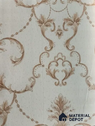 RD2512 | 5 Meter x 42 Inch PVC Florals Look Wallpaper - 57 Sq. Ft. | Minimum 15% wastage during installation