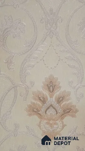 RD2516 | 5 Meter x 42 Inch PVC Florals Look Wallpaper - 57 Sq. Ft. | Minimum 15% wastage during installation