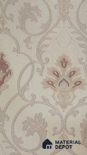 RD2517 | 5 Meter x 42 Inch PVC Florals Look Wallpaper - 57 Sq. Ft. | Minimum 15% wastage during installation