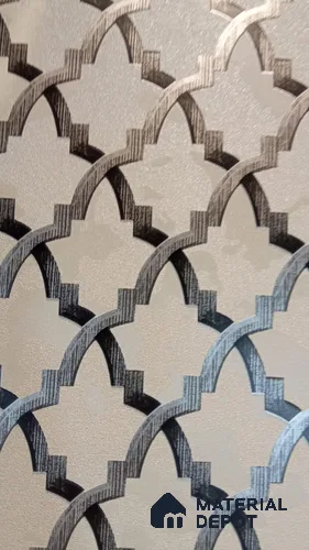 RD2519 | 5 Meter x 42 Inch PVC Patterned Look Wallpaper - 57 Sq. Ft. | Minimum 15% wastage during installation