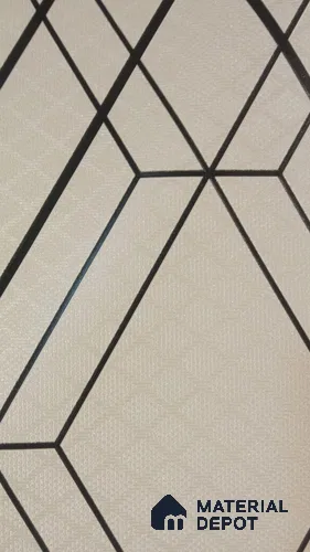 RD2533 | 5 Meter x 42 Inch PVC Geometric Look Wallpaper - 57 Sq. Ft. | Minimum 15% wastage during installation