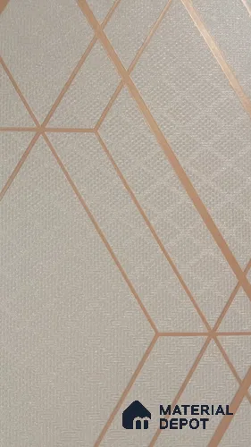 RD2534 | 5 Meter x 42 Inch PVC Geometric Look Wallpaper - 57 Sq. Ft. | Minimum 15% wastage during installation