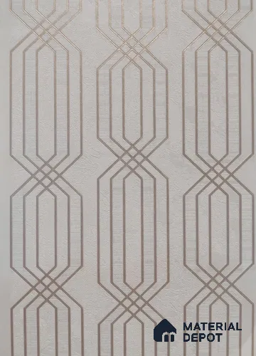 RD2544 | 5 Meter x 42 Inch PVC Geometric Look Wallpaper - 57 Sq. Ft. | Minimum 15% wastage during installation