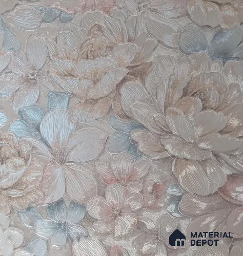 RD2550 | 5 Meter x 42 Inch PVC Florals Look Wallpaper - 57 Sq. Ft. | Minimum 15% wastage during installation