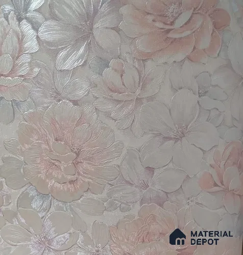 RD2551 | 5 Meter x 42 Inch PVC Florals Look Wallpaper - 57 Sq. Ft. | Minimum 15% wastage during installation
