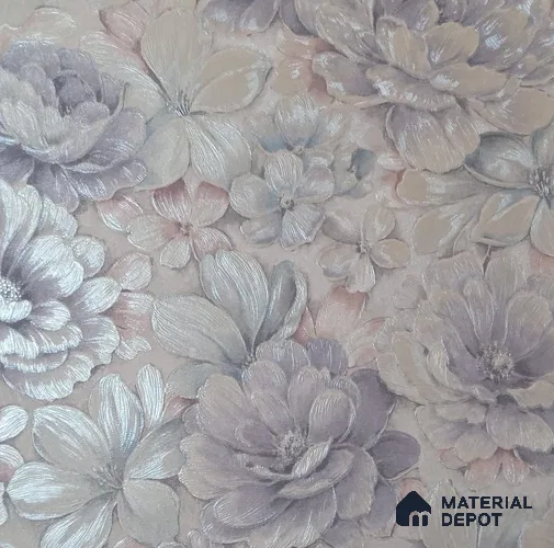 RD2552 | 5 Meter x 42 Inch PVC Florals Look Wallpaper - 57 Sq. Ft. | Minimum 15% wastage during installation