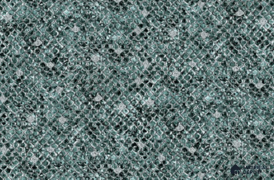 23807 | Teal Green Diamond Crosshatch Texture Patterned Wallpaper - 10 Meter x 21 Inches, 57.41 Sq. Ft. (Min. 15% Wastage)