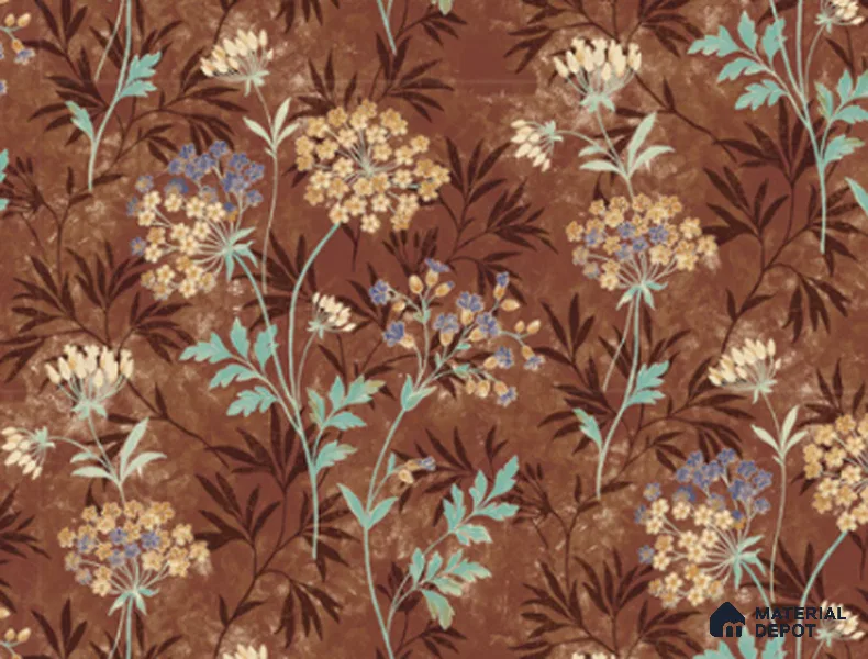 23824 | 10 Meter x 21 Inches Florals Look Wallpaper - 57.41 Sq. Ft. | Minimum 15% wastage during installation