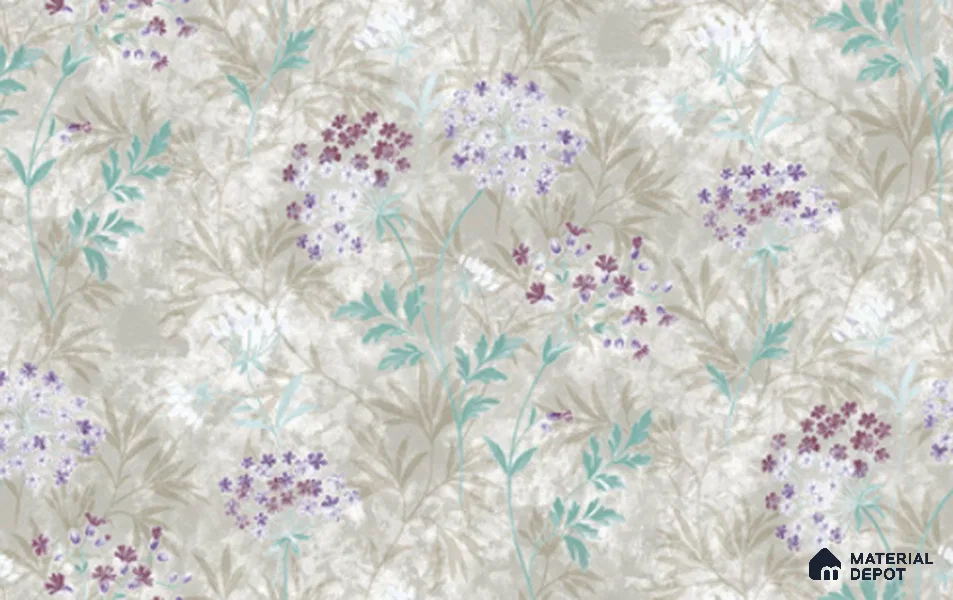 23826 | 10 Meter x 21 Inches Florals Look Wallpaper - 57.41 Sq. Ft. | Minimum 15% wastage during installation