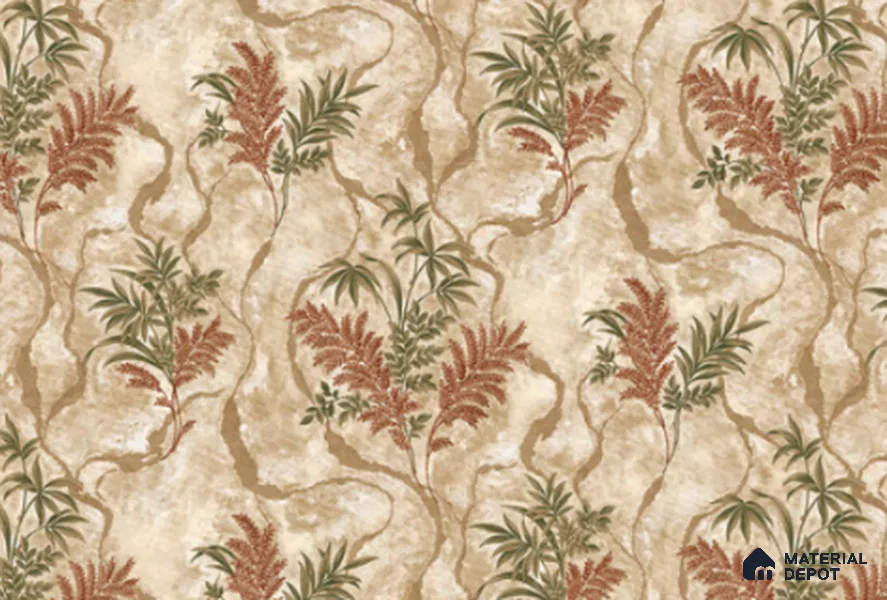 23848 | 10 Meter x 21 Inches Florals Look Wallpaper - 57.41 Sq. Ft. | Minimum 15% wastage during installation