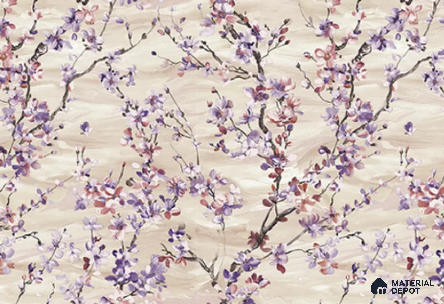 23853 | 10 Meter x 21 Inches Florals Look Wallpaper - 57.41 Sq. Ft. | Minimum 15% wastage during installation