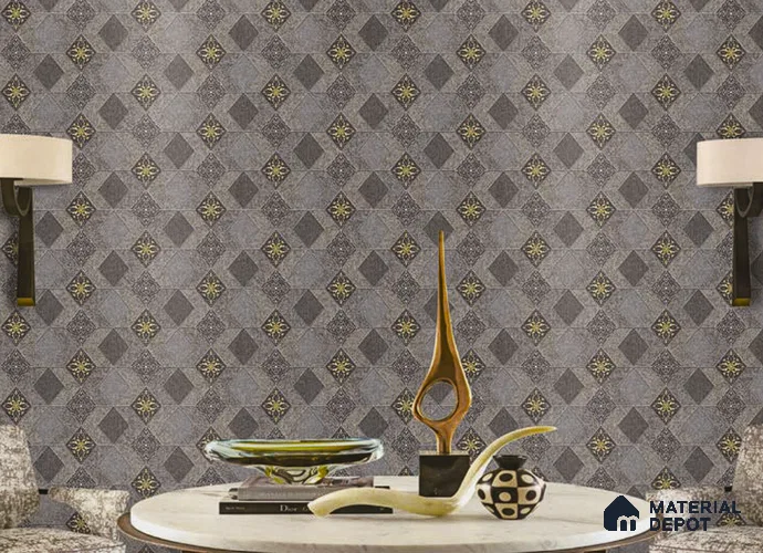 V-512 | 5 Meter x 42 Inch PVC Patterned Look Wallpaper - 57 Sq. Ft.