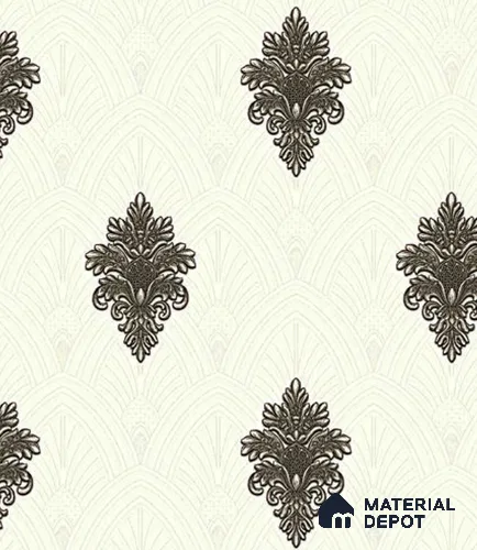 V-545 | 5 Meter x 42 Inch PVC Damask Look Wallpaper - 57 Sq. Ft.
