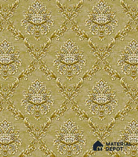V-550 | 5 Meter x 42 Inch PVC Damask Look Wallpaper - 57 Sq. Ft.