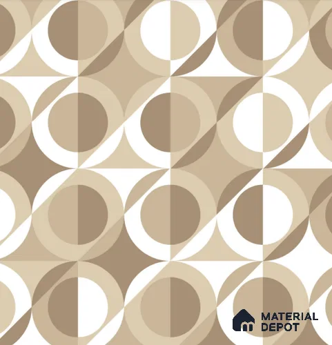 VECT-17 | 10 Meter x 21 Inch Non Woven Patterned Look Wallpaper - 57 Sq. Ft. | Minimum 15% wastage during installation