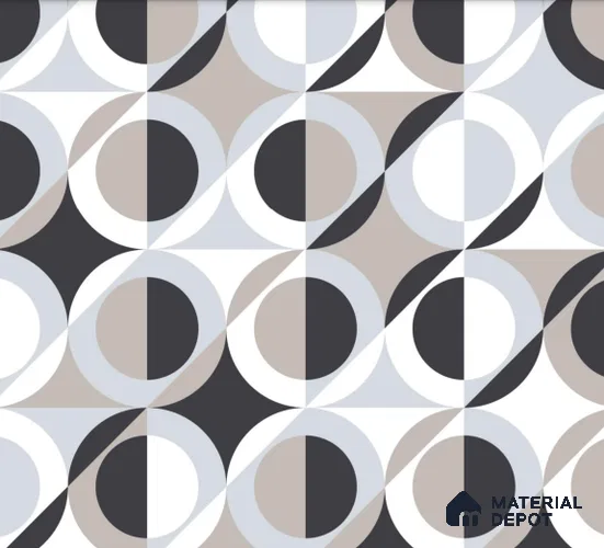 VECT-52 | 10 Meter x 21 Inch Non Woven Patterned Look Wallpaper - 57 Sq. Ft. | Minimum 15% wastage during installation