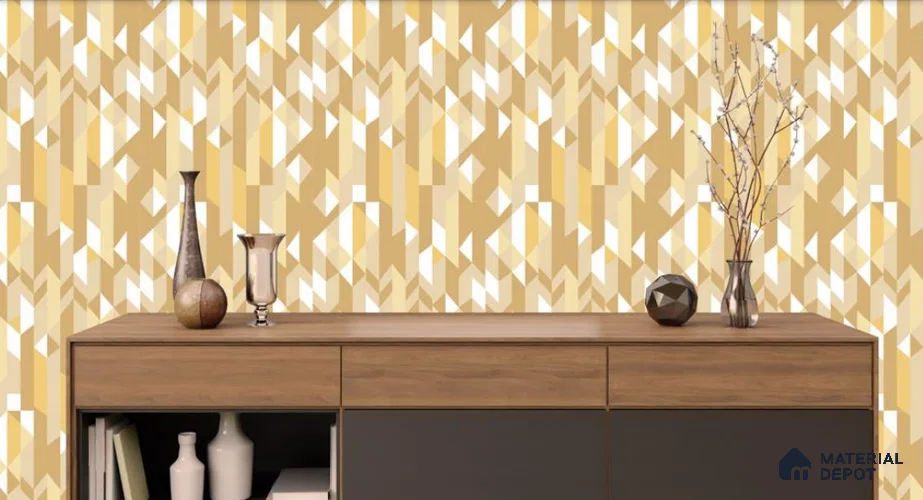 VECT-18 | 10 Meter x 21 Inch Non Woven Stripes Look Wallpaper - 57 Sq. Ft. | Minimum 15% wastage during installation