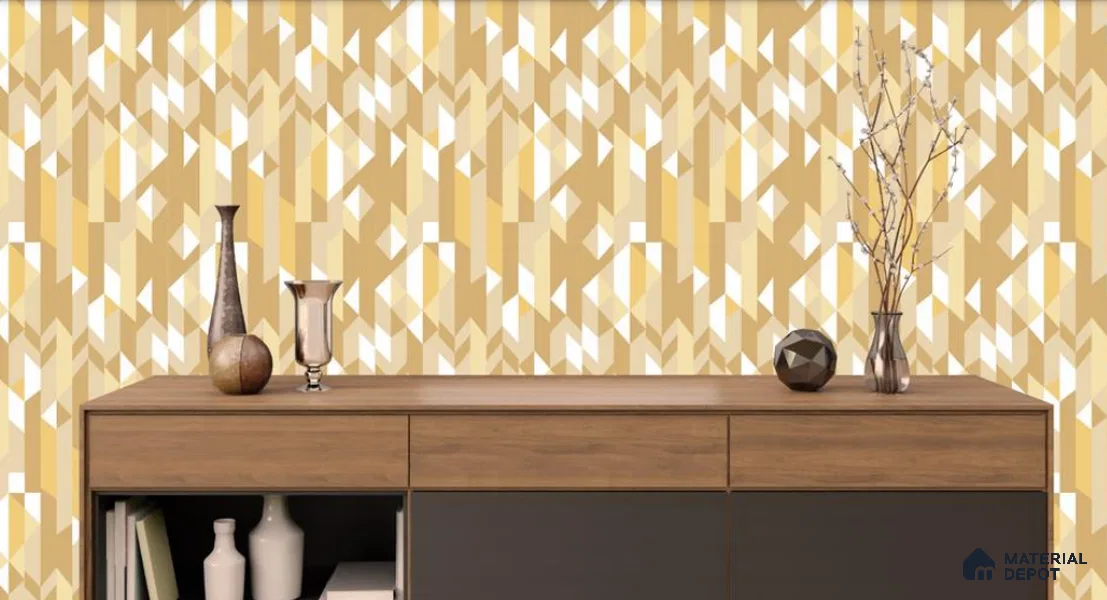 VECT-18 | 10 Meter x 21 Inch Non Woven Stripes Look Wallpaper - 57 Sq. Ft. | Minimum 15% wastage during installation