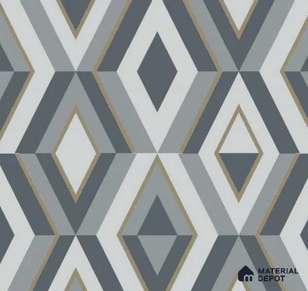 VECT-48 | 10 Meter x 21 Inch Non Woven Patterned Look Wallpaper - 57 Sq. Ft. | Minimum 15% wastage during installation