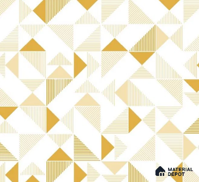 VECT-42 | 10 Meter x 21 Inch Non Woven Geometric Look Wallpaper - 57 Sq. Ft. | Minimum 15% wastage during installation