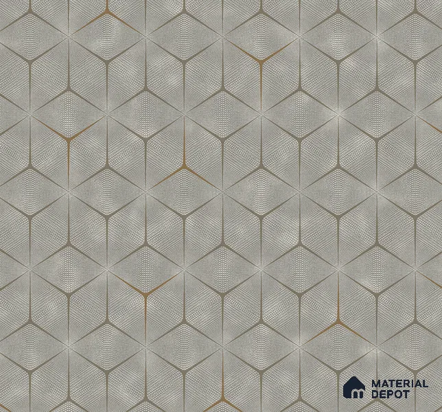 202206-4 | 5 Meter x 42 Inch PVC Geometric Look Wallpaper - 57 Sq. Ft. | Minimum 15% wastage during installation