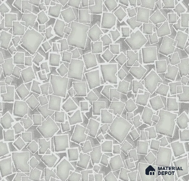 AMSM22503 | 10 Meter x 21 Inches Geometric Look Wallpaper - 57.41 Sq. Ft. | Minimum 15% wastage during installation