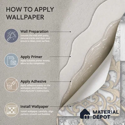 WK100-02 | 10 Meter x 21 Inches Patterned Look Wallpaper - 57.41 Sq. Ft. | Minimum 15% wastage during installation