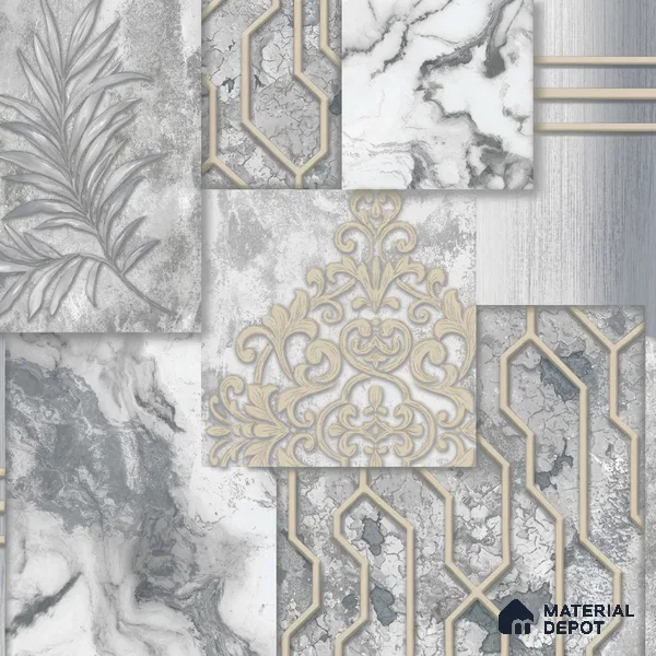 WK100-02 | 10 Meter x 21 Inches Patterned Look Wallpaper - 57.41 Sq. Ft. | Minimum 15% wastage during installation