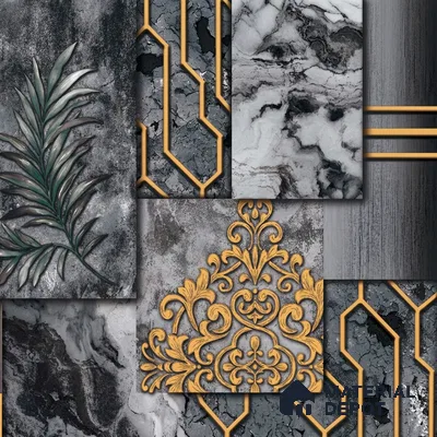 WK100-03 | 10 Meter x 21 Inches Patterned Look Wallpaper - 57.41 Sq. Ft. | Minimum 15% wastage during installation
