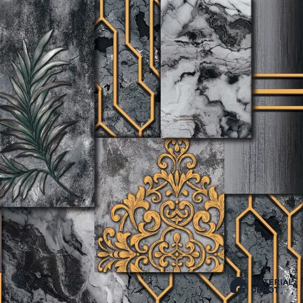 WK100-03 | 10 Meter x 21 Inches Patterned Look Wallpaper - 57.41 Sq. Ft. | Minimum 15% wastage during installation