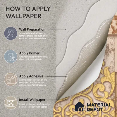 WK100-04 | 10 Meter x 21 Inches Patterned Look Wallpaper - 57.41 Sq. Ft. | Minimum 15% wastage during installation