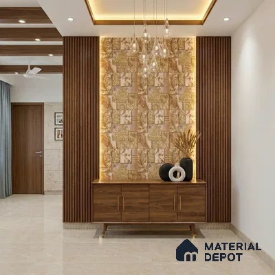 WK100-04 | 10 Meter x 21 Inches Patterned Look Wallpaper - 57.41 Sq. Ft. | Minimum 15% wastage during installation