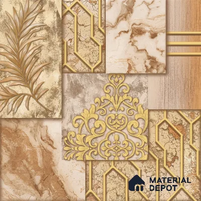 WK100-04 | 10 Meter x 21 Inches Patterned Look Wallpaper - 57.41 Sq. Ft. | Minimum 15% wastage during installation