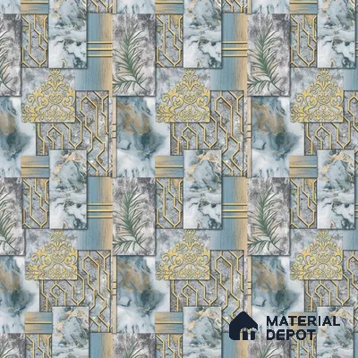 WK100-01 | 10 Meter x 21 Inches Patterned Look Wallpaper - 57.41 Sq. Ft. | Minimum 15% wastage during installation