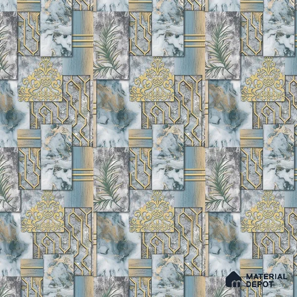 WK100-01 | 10 Meter x 21 Inches Patterned Look Wallpaper - 57.41 Sq. Ft. | Minimum 15% wastage during installation