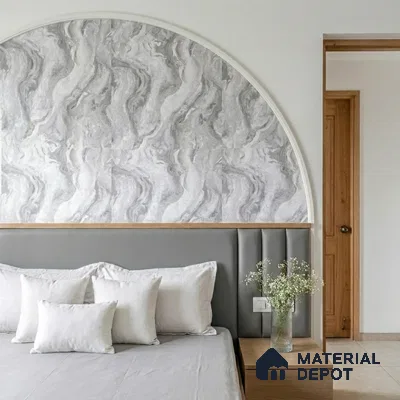 WK100-06 | 10 Meter x 21 Inches Marble Look Wallpaper - 57.41 Sq. Ft. | Minimum 10% wastage during installation