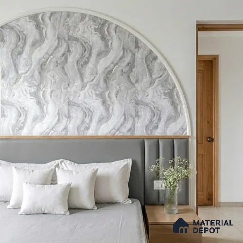 WK100-06 | 10 Meter x 21 Inches Marble Look Wallpaper - 57.41 Sq. Ft. | Minimum 10% wastage during installation
