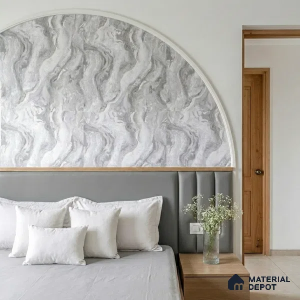 WK100-06 | 10 Meter x 21 Inches Marble Look Wallpaper - 57.41 Sq. Ft. | Minimum 10% wastage during installation