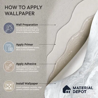 WK100-06 | 10 Meter x 21 Inches Marble Look Wallpaper - 57.41 Sq. Ft. | Minimum 10% wastage during installation