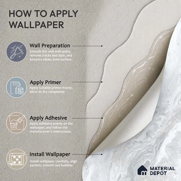 WK100-06 | 10 Meter x 21 Inches Marble Look Wallpaper - 57.41 Sq. Ft. | Minimum 10% wastage during installation