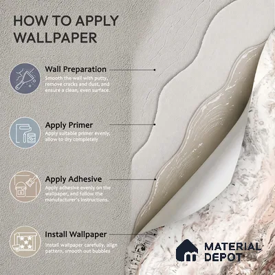 WK100-05 | 10 Meter x 21 Inches Marble Look Wallpaper - 57.41 Sq. Ft. | Minimum 10% wastage during installation