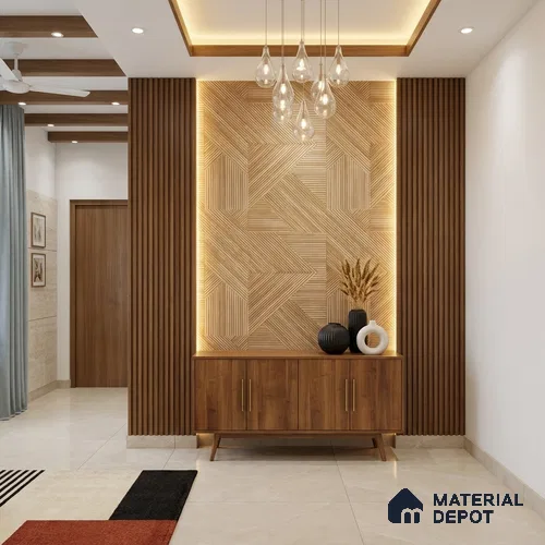 WK100-10 | 10 Meter x 21 Inches Patterned Look Wallpaper - 57.41 Sq. Ft. | Minimum 15% wastage during installation