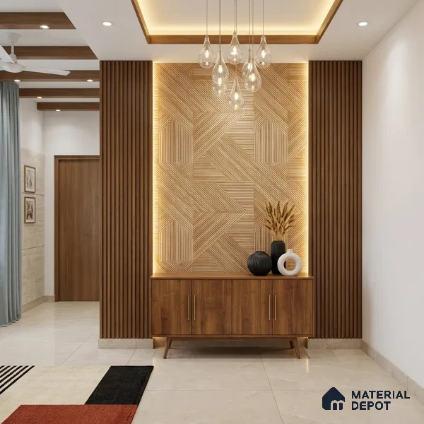 WK100-10 | 10 Meter x 21 Inches Patterned Look Wallpaper - 57.41 Sq. Ft. | Minimum 15% wastage during installation